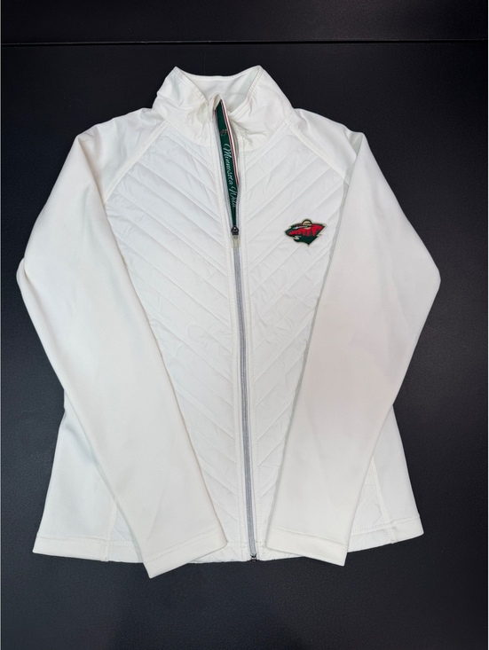 Levelwear Jackets & Blazers - New With Tags NHL Minnesota Wild Women's Full-Zip Jacket White Size S